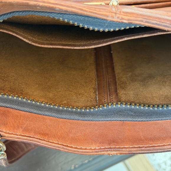 Coach vintage Bonnie Cashin Skinny tote Brown Leather Interior Bag - Picture 9 of 12